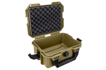 Image of Eylar Intact 11.8in Stacker Series Compact Hard Gear Case w/Foam, Dark Earth, NG00010-GRN