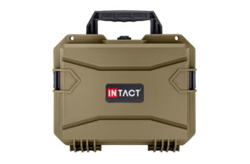 Image of Eylar Intact 13.8in Stacker Series Compact Hard Gear Case w/Foam, Dark Earth, NG00011-GRN