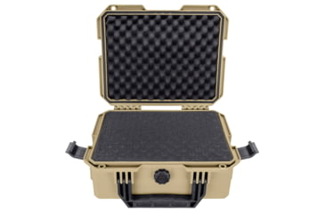 Image of Eylar Intact 13.8in Stacker Series Compact Hard Gear Case w/Foam, Tan, NG00011-TAN