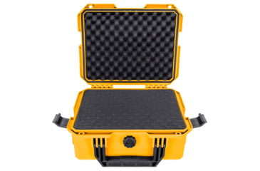 Image of Eylar Intact 13.8in Stacker Series Compact Hard Gear Case w/Foam, Yellow, NG00011-YLW