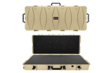 Image of Eylar Intact 48in Stacker Series Deep Wide Roller Rifle Gear Case w/Foam, Tan, NG00005-TAN