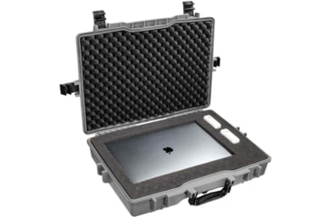 Image of Eylar Large 21.5in Waterproof Laptop Style Protective Gear Hard Case w/Foam, Gray, SA00024-GRAY