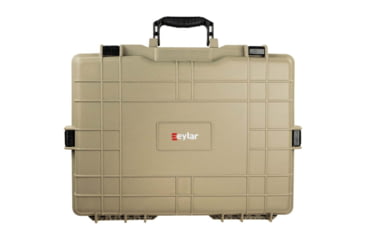 Image of Eylar Large 21.5in Waterproof Laptop Style Protective Gear Hard Case w/Foam, Tan, SA00024-TAN