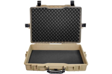 Image of Eylar Large 21.5in Waterproof Laptop Style Protective Gear Hard Case w/Foam, Tan, SA00024-TAN