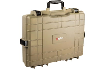 Image of Eylar Large 21.5in Waterproof Laptop Style Protective Gear Hard Case w/Foam, Tan, SA00024-TAN