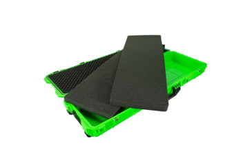 Image of Eylar Large 48in Waterproof Roller Hard Rifle Case w/Foam, Neon Green, SA00014-NGRN