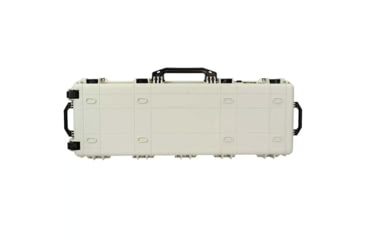 Image of Eylar Large 48in Waterproof Roller Hard Rifle Case w/Foam, White, SA00014-WHI