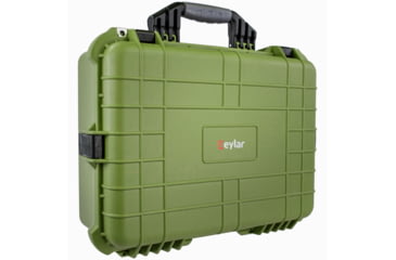 Image of Eylar Medium 20in Protective Gear Case Water and Shock Resistant w/ Foam, Green, SA00002-Grn