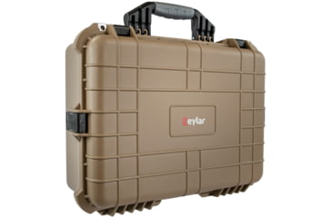 Image of Eylar Medium 20in Protective Gear Case Water and Shock Resistant w/ Foam, Tan, SA00002-Tan