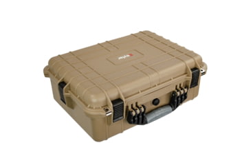 Image of Eylar Medium 20in Protective Gear Case Water and Shock Resistant w/ Foam, Tan, SA00002-Tan