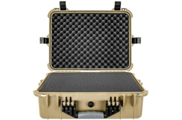 Image of Eylar Medium 20in Protective Gear Case Water and Shock Resistant w/ Foam, Tan, SA00002-Tan