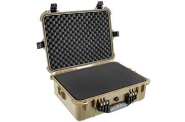 Image of Eylar Medium 20in Protective Gear Case Water and Shock Resistant w/ Foam, Tan, SA00002-Tan