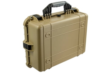 Image of Eylar Medium 20in Protective Gear Case Water and Shock Resistant w/ Foam, Tan, SA00002-Tan
