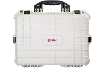 Image of Eylar Medium 20in Waterproof Gear/Gun Hard Case w/Foam, White, SA00002-WHI
