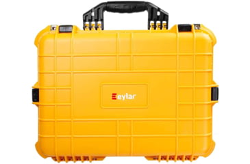 Image of Eylar Medium 20in Waterproof Gear/Gun Hard Case w/Foam, Yellow, SA00002-YLW