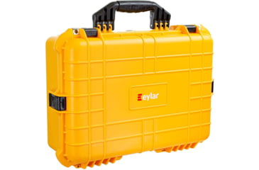 Image of Eylar Medium 20in Waterproof Gear/Gun Hard Case w/Foam, Yellow, SA00002-YLW
