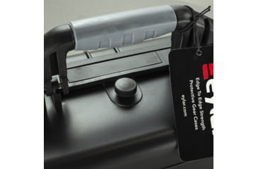 Image of Eylar Medium 24in Protective Roller Case Water and Shock Resistant w/ Foam, Black, SA00009