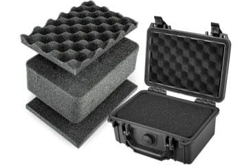 Image of Eylar Protective Gear and Camera Hard Case Water &amp; Shock Proof w/Foam, Black, SA00011