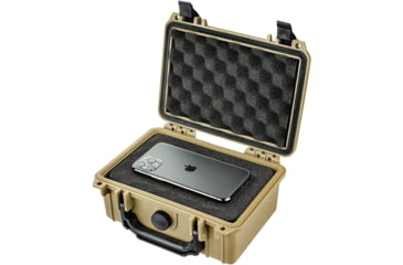 Image of Eylar Protective Gear and Camera Hard Case Water &amp; Shock Proof w/Foam, Tan, SA00011-Tan