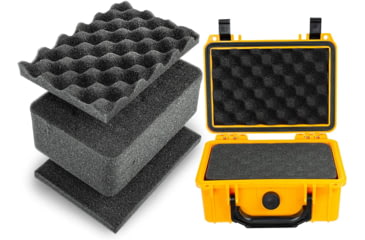 Image of Eylar Protective Gear and Camera Hard Case Water &amp; Shock Proof w/Foam, Yellow, SA00011-Ylw