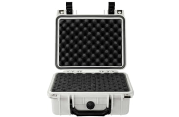 Image of Eylar Small 10.62in Waterproof Protective Gear Case w/Foam, Polar White, SA00022-WHI