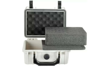 Image of Eylar Small 8.12in Waterproof Gear Hard Case w/Foam, Polar White, SA00011-WHI