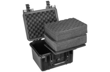 Image of Eylar Small Deep 10.62in Waterproof Protective Gear Case w/Foam, Black, SA00023