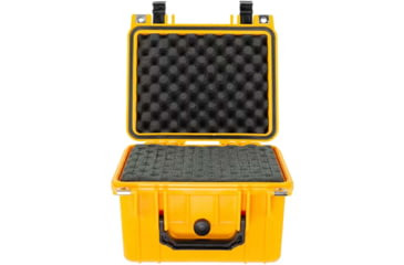 Image of Eylar Small Deep 10.62in Waterproof Protective Gear Case w/Foam, Yellow, SA00023-YWL