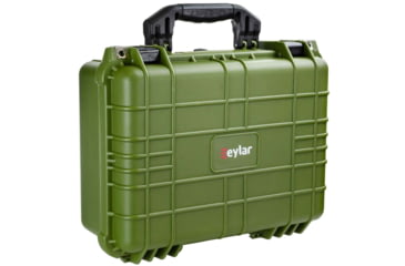 Image of Eylar Standard 16in Waterproof Protective Gear/Gun Case w/Foam, Green, SA00035-GRN