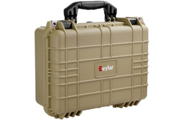 Image of Eylar Standard 16in Waterproof Protective Gear/Gun Case w/Foam, Tan, SA00035-TAN