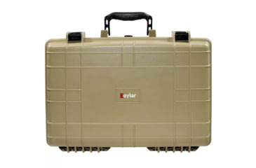 Image of Eylar Standard 20in Waterproof Laptop Style Gear Hard Case w/Foam, Tan, SA00025-TAN