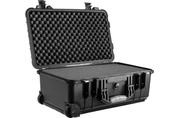 Image of Eylar Standard 22in Waterproof Carry-On Travel Roller Gear Hard Case w/Foam, Black, SA00034