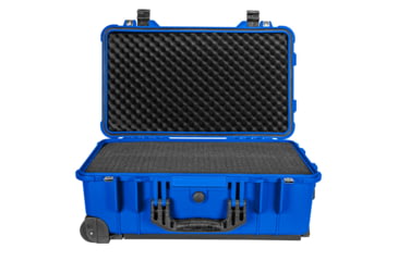 Image of Eylar Standard 22in Waterproof Carry-On Travel Roller Gear Hard Case w/Foam, Blue, SA00034-BLU