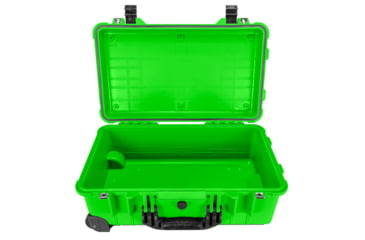 Image of Eylar Standard 22in Waterproof Carry-On Travel Roller Gear Hard Case w/Foam, Neon Green, SA00034-NGRN
