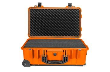 Image of Eylar Standard 22in Waterproof Carry-On Travel Roller Gear Hard Case w/Foam, Orange, SA00034-ORG