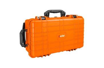 Image of Eylar Standard 22in Waterproof Carry-On Travel Roller Gear Hard Case w/Foam, Orange, SA00034-ORG