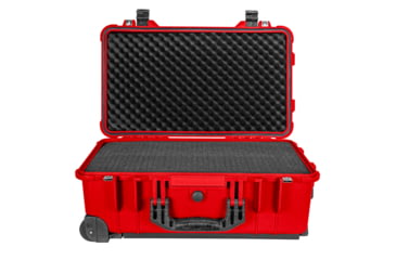 Image of Eylar Standard 22in Waterproof Carry-On Travel Roller Gear Hard Case w/Foam, Red, SA00034-RED