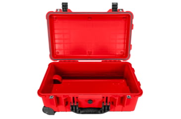 Image of Eylar Standard 22in Waterproof Carry-On Travel Roller Gear Hard Case w/Foam, Red, SA00034-RED