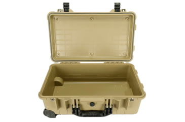 Image of Eylar Standard 22in Waterproof Carry-On Travel Roller Gear Hard Case w/Foam, Tan, SA00034-TAN