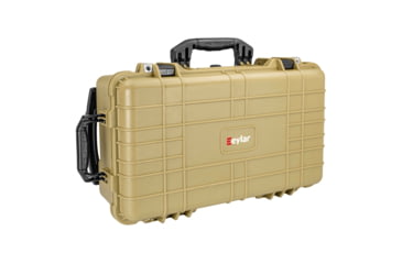 Image of Eylar Standard 22in Waterproof Carry-On Travel Roller Gear Hard Case w/Foam, Tan, SA00034-TAN