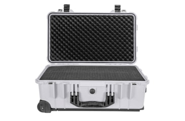 Image of Eylar Standard 22in Waterproof Carry-On Travel Roller Gear Hard Case w/Foam, White, SA00034-WHI