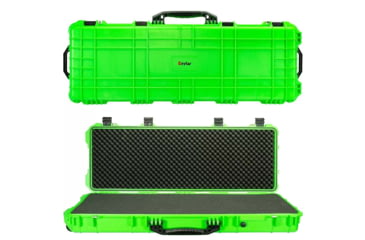 Image of Eylar Standard 44in Waterproof Roller Hard Rifle Case w/Foam, Neon Green, SA00008-NGRN