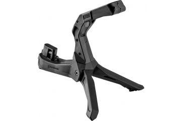 Image of FAB Defense AR-15 Quick Deployment Bipod with an Integrated AGR-43 Pistol Grip, Black, FX-ARPODB