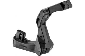 Image of FAB Defense AR-15 Quick Deployment Bipod with an Integrated AGR-43 Pistol Grip, Black, FX-ARPODB