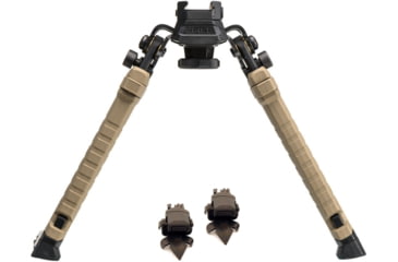 Image of FAB Defense Spike Precision Bipod, Picatinny Rail, 180mm, FDE w/FAB Defense Home SPIKE Claw
