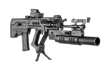 Image of FAB Defense Tavor Quick Deployment Bipod, Black, FX-TARPODB