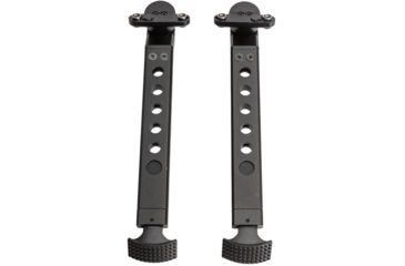 Image of Firefield Scarab Two-Piece Bipod, KeyMod, 9-12in, Two-Piece, Black, FF34025KMD