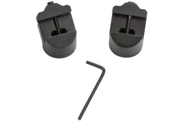 Image of Firefield Scarab Two-Piece Bipod, KeyMod, 9-12in, Two-Piece, Black, FF34025KMD
