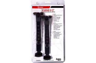 Image of Firefield Scarab Two-Piece Bipod, M-LOK, 9-12in, Two-Piece, Black, FF34025MLK