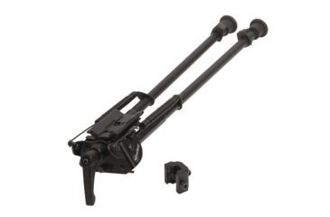 Image of Firefield Stronghold Bipod w/Lever, 14-26in, Black, FF34028